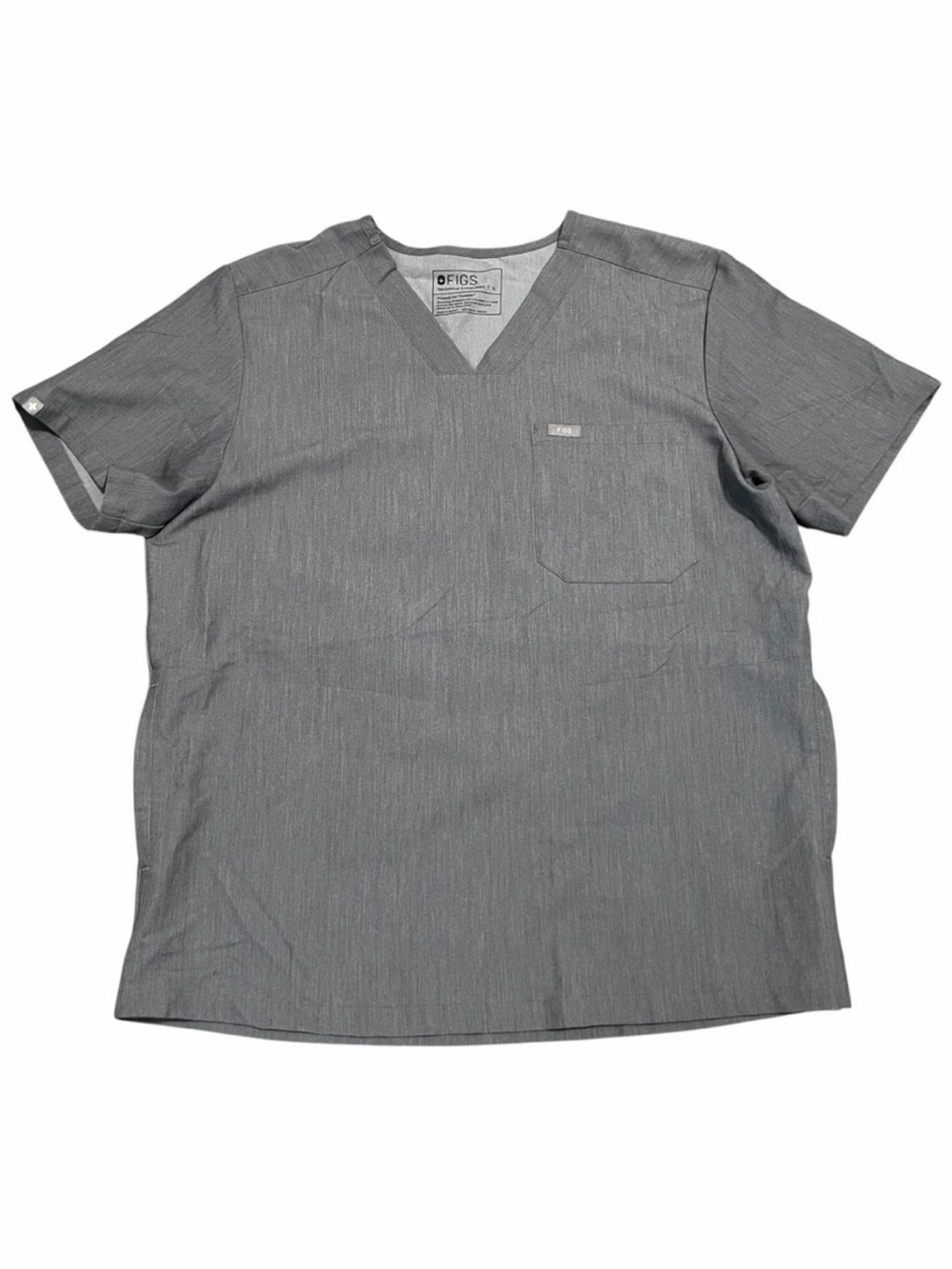 Figs Men's Chisec Three-Pocket Scrub Top | Graphite | Size Large